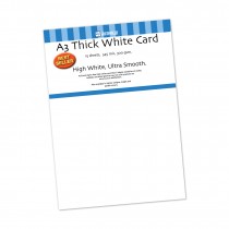 A3 White Card 290gsm 15 Sht